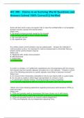 AIC 300 - Claims in an Evolving World Questions and Answers Solved 100&percnt; Correct&excl;&excl;&vert;&vert; Verified