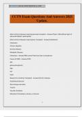CCTN Exam Questions And Answers 2025 Update&period;