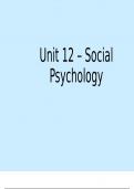 Introduction to Social Psychology 