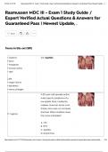 Rasmussen MDC III - Exam 1 &lpar;50&plus; Qs - 2 dose calc&comma; 6 SATA&rpar; Study Guide &sol; Expert Verified Actual Questions & Answers for Guaranteed Pass &vert; Newest Update&comma; &period;