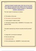 RADIATION THERAPY BOARD EXAM LATEST 2025 ACTUAL EXAM  WITH COMPLETE QUESTIONS AND CORRECT DETAILED ANSWERS  &lpar;100&percnt; VERIFIED ANSWERS&rpar; &vert;ALREADY GRADED A&plus;&vert; &vert;&vert;PROFESSOR  VERIFIED&vert;&vert; &vert;&vert;BRANDNEW&excl;&excl;&excl;&vert;&vert; 