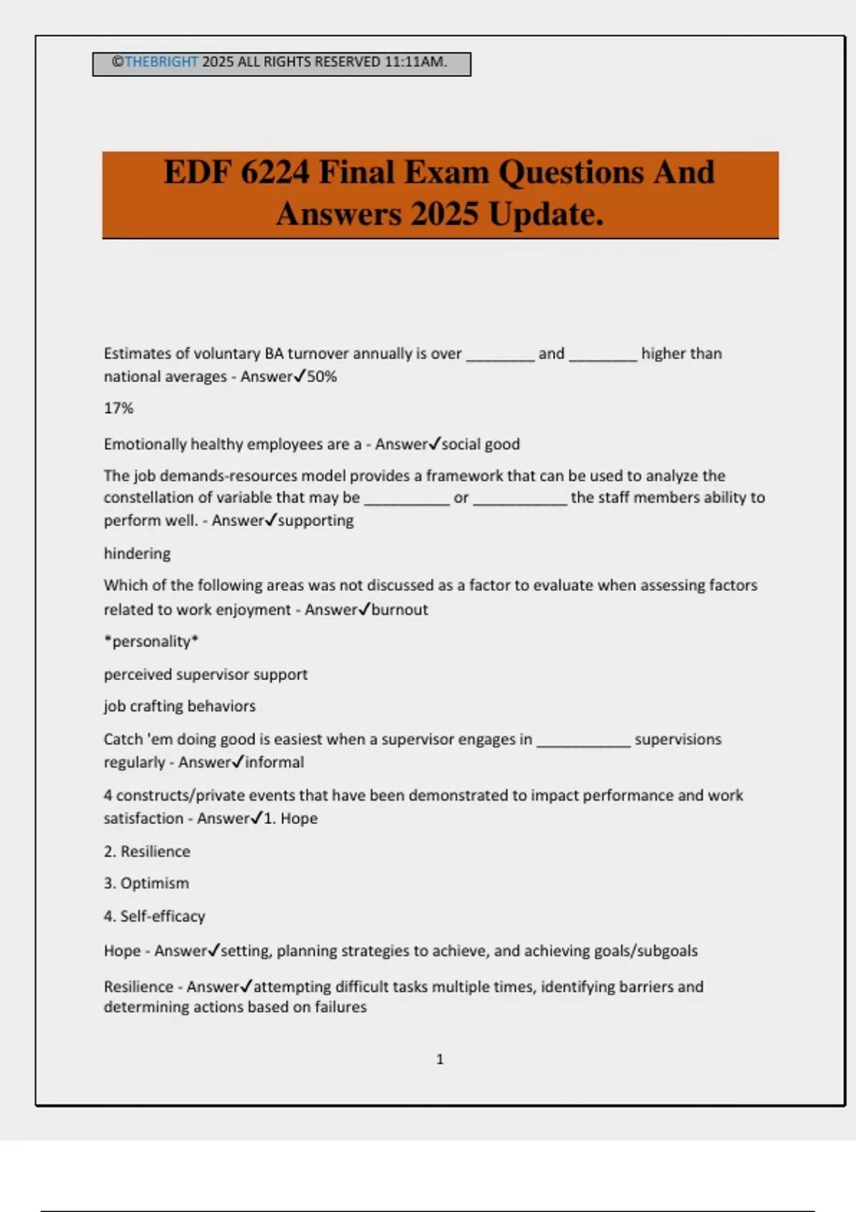 EDF 6224 Final Exam Questions And Answers 2025 Update. - EDF 6224 ...