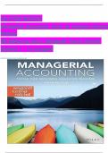 SOLUTION MANUAL Managerial Accounting Tools for Business Decision Making 9th Edition by Jerry J&period; Weygandt&comma; Paul D&period; Kimmel All Chapters 1-14&comma; Complete