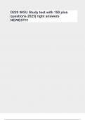 D220 WGU Study test with 150 plus questions 2025&vert; right answers NEWEST&excl;&excl;&excl;
