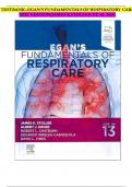 TESTBANK&colon;-EGAN&rsquo;S FUNDAMENTALS OF RESPIRATORY CARE 13TH EDITION&lpar;JAMES K&period;STOLLER ET&period;AL 2024&rpar;