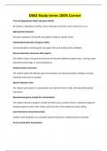 D662 Study terms 100&percnt; Correct