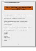 HEAS 1000 Final Exam Questions And Answers 2025 Update&period;