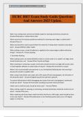 IICRC RRT Exam Study Guide Questions And Answers 2025 Update&period;