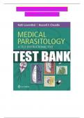 Test Bank For Medical Parasitology 7th Edition Leventhal &lpar;All Chapters&comma; 100&percnt; Original Verified&comma; A&plus; Grade&rpar;