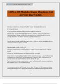 LOMA 308 Module 3 Exam Questions And Answers 2025 Update