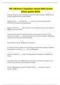 PSY 130 Exam 3 Questions solved 100&percnt; Correct &lpar;latest update 2025&rpar;&period;