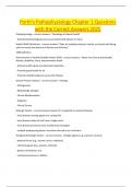Porth-s Pathophysiology Chapter 1 Questions with the Correct Answers 2025