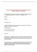 STATE OF MICHIGAN NURSING HOME ADMINISTRATOR TEST WITH CORRECT ANSWERS 100&percnt; VERIFIED&excl;&excl;