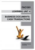 Lecture notes Introductory Financial Accounting &lpar;FAC1501&rpar; 