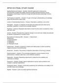 SPCE 619 FINAL STUDY GUIDE