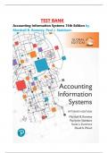 Test Bank for Accounting Information Systems 15th Edition by Marshall B&period; Romney&comma; Paul J&period; Steinbart