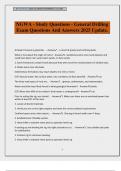 NGWA - Study Questions - General Drilling Exam Questions And Answers 2025 Update&period;