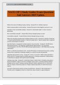 NACE CIP 2 Study Guides Exam Questions And Answers 2025 Update&period;