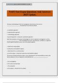 NAFI Test Exam Questions And Answers 2025 Update&period;