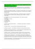 PEER RECOVERY SPECIALIST 2025&sol;2026 QUESTIONS WITH ANSWERS GUARANTEE A&plus;