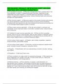 PEER RECOVERY SPECIALIST EXAM PAPER 2025&sol;2026 QUESTIONS WITH ANSWERS GUARANTEE A&plus;