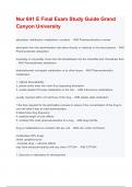 NUR 641E Exam with Latest Questions and Answers &lpar;Final Exam&rpar; Latest Update