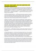 PSW NACC EXAM SCRIPT 2025&sol;2026 QUESTIONS AND ANSWERS GUARANTEE A&plus;