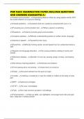 PSW NACC EXAMINATION PAPER 2025&sol;2026 QUESTIONS AND ANSWERS GUARANTEE A&plus;