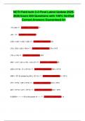NCTI Field tech 2-3 Final Latest Update 2025-2026 Exam 200 Questions with 100&percnt; Verified Correct Answers Guaranteed A&plus;