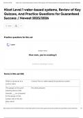 Nicet Level 1 water-based systems&comma; Review of Key Quizzes&comma; And Practice Questions for Guaranteed Success &sol; Newest 2025&sol;2026