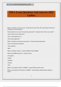 PSFA Exam Questions And Answers 2025 Update&period;