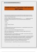 RAD1125 Exam 2 Questions And Answers 2025 Update&period;