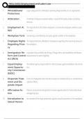 WGU D352 EMPLOYMENT AND LABOR LAW EXAM WITH CORRECT ACTUAL QUESTIONS AND CORRECTLY WELL DEFINED ANSWERS LATEST 2025 ALREADY GRADED A&plus;
