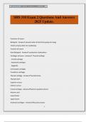SHS 310 Exam 2 Questions And Answers 2025 Update&period;