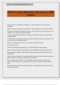 SHS 311 Exam Questions And Answers 2025 Update&period;