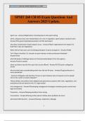 SPMT 260 CH 05 Exam Questions And Answers 2025 Update&period;