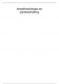 Anesthesiologie En Pijnbestrijding