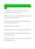 MASSACHUSETTS 1C HOISTING LICENSE EXAM &vert;UPDATED QUESTIONS AND VERIFIED ANSWERS 2025