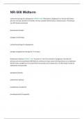 NR-508 Midterm Exam 110 Questions And Answers 
