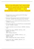 Skills USA Welding Test 2025&sol;2026  Complete Questions With Verified  Correct Solutions &vert;&vert; 100 &percnt;  Guaranteed Pass&excl;&excl; <Latest Version> 