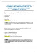 2025 NEWEST HESI RN EVOLVE MEDICAL-SURGICAL ASSIGNMENT EXAM&vert;&vert; PROFESSIONAL QUESTIONS WITH CORRECT ANSWERS 100&percnt; VERIFIED&vert;&vert; SUCCESS GUARANTEED&vert;&vert; GRADED A&plus;