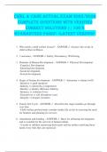 CWEL & CANS ACTUAL EXAM 2025&sol;2026  Complete Questions With Verified  Correct Solutions &vert;&vert; 100 &percnt;  Guaranteed Pass&excl;&excl; <Latest Version> 
