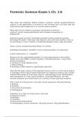 Forensic Science Exam 1 Ch&period; 1-6 with 100&percnt; correct answers 2025
