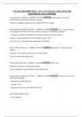WATER DISTRIBUTION - ECCC GE EXAM 1 2025 UPDATED QUESTIONS AND ANSWERS