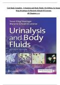 Test Bank Complete&lowbar; Urinalysis and Body Fluids 7th Edition by Susan King Strasinger & Marjorie Schaub Di Lorenzo All Chapters 1-17&vert; Latest Documents&vert; Verified Newest Edition Instant Download