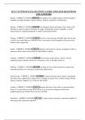 ECCC ENTRANCE EXAM STUDY GUIDE UPDATED QUESTIONS AND ANSWERS&period;pdf