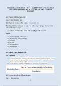 CHILD HEALTH NURSING UNIT &ndash; I MODERN CONCEPTS OF CHILD ARE SHORT ANSWERS 2025 QUESTIONS AND 100- VERIFIED ANSWERS&period;
