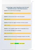 victimology Latest Questions And Correct  Detailed Answers &lpar;Verified Answers&rpar;