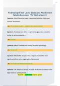 Victimology Final Latest Questions And Correct  Detailed Answers &lpar;Verified Answers&rpar; 