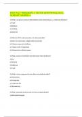 WGU D427 FREQUENTLY TESTED QUESTIONS &lpar;2025&rpar; ALREADY GRADED A